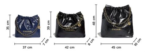 chanel 22 size